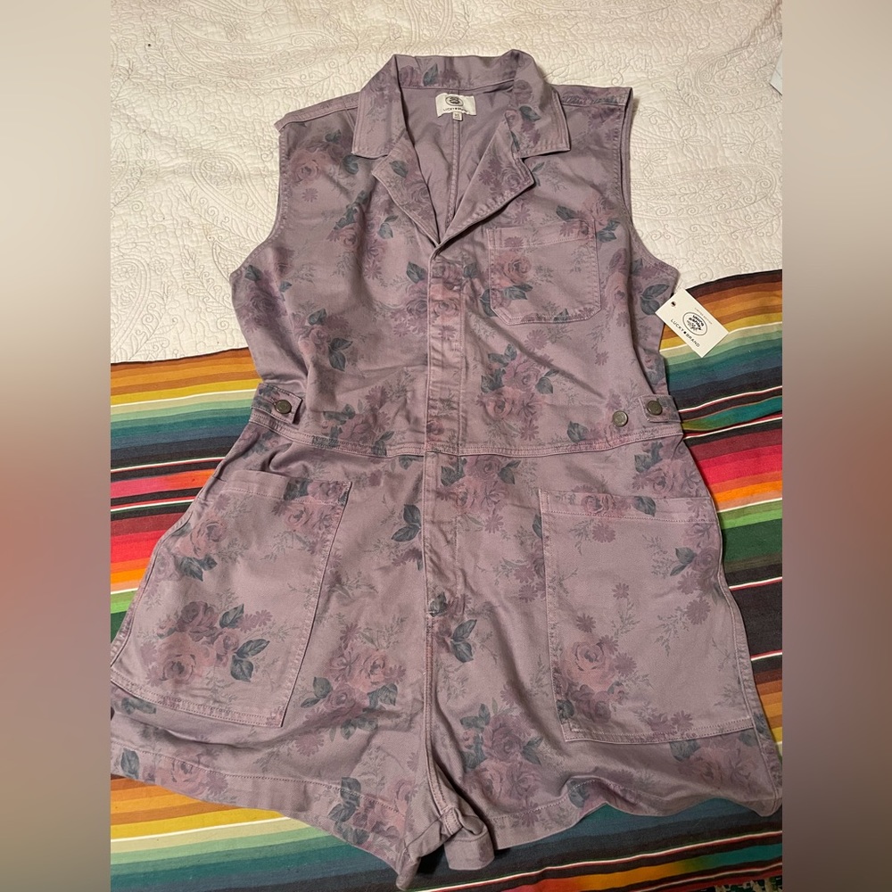 Lucky Laura Ashley Romper NWT